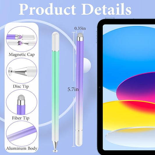 Stylus Pens for Touch Screens, High Precision Magnetic Disc Universal Stylus - Image 2