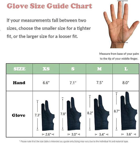 Drawing Glove, 3-Layer Palm Rejection Digital Art Glove - Image 2