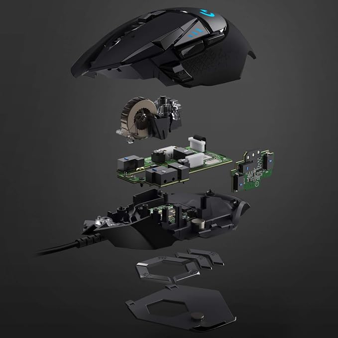 Logitech G502 HERO High Performance Wired Gaming Mouse, HERO 25K Sensor - Image 10