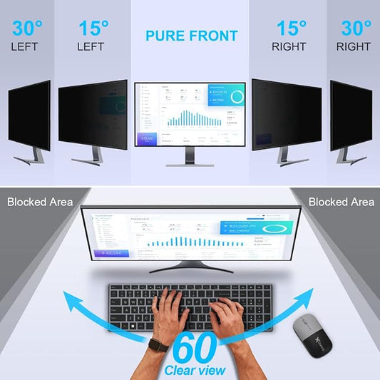 27 Inch Privacy Screen for Monitor Computer Screen Privacy Filter for 16:9 - Image 2