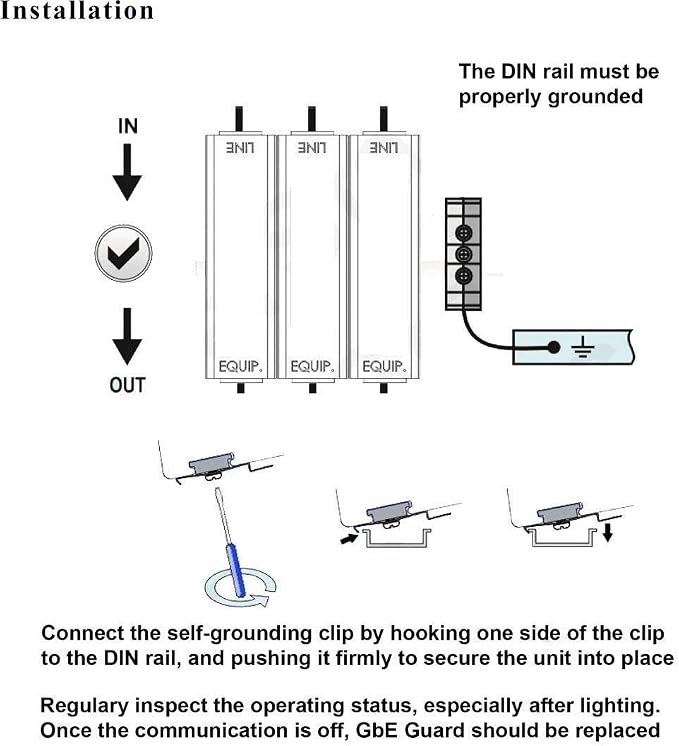 Ethernet Surge Protector PoE+ Gigabit Gas Discharge Tube - Image 8