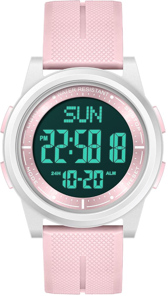 Beeasy Digital Watch for Men Women, 50M Waterproof, Ultra-Thin & Lightweight - Image 2