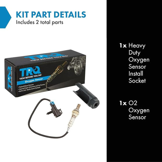 TRQ O2 Oxygen Sensor with Tool Compatible with 1996-2003 Chevrolet GMC Buick - Image 2