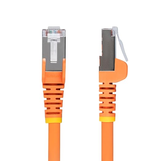 StarTech.com 5ft Orange CAT6a Ethernet Cable, Snagless RJ45, 100W PoE++ - Image 2