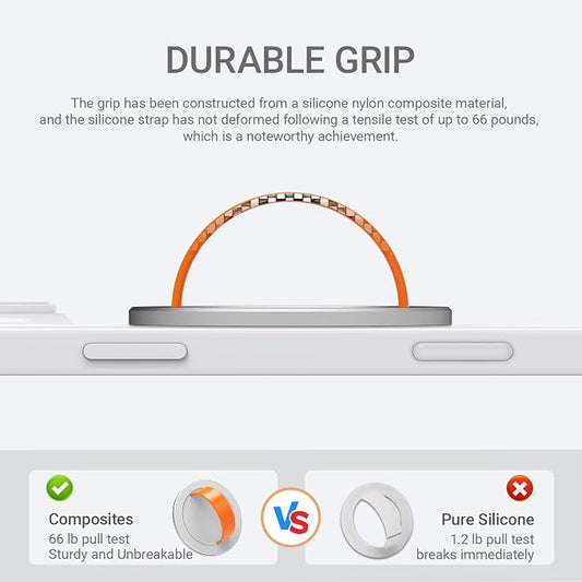 Grat 3 Lite Magnetic Phone Loop, 360° Rotatable Phone Grip, Detachable Finger - Image 2