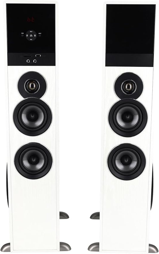 Rockville TM80W Powered Home Theater Tower Speaker System, USB/SD Playback - Image 2