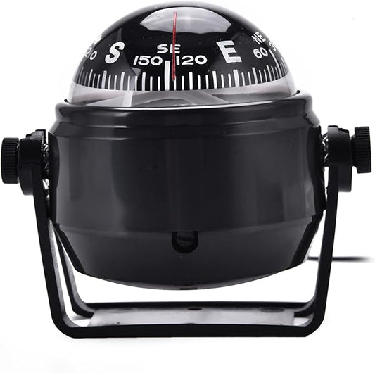 VGEBY Marine Navigation Compass, High Precision LED Marine Digital Car Mount - Image 2