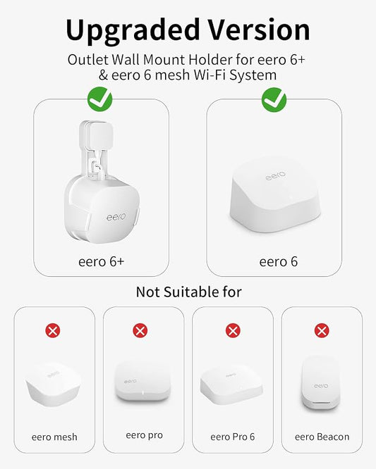 COOLWUFAN Outlet Wall Mount Holder - Image 2