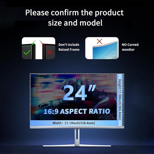 Magnetic Computer Privacy Screen Filter 24 Inch - Image 2