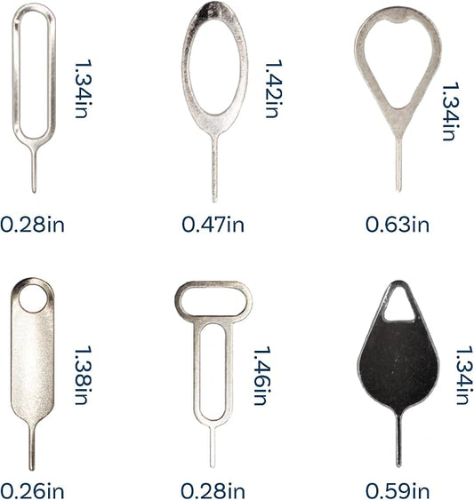 MMOBIEL 16 x Universal SIM Card Removal Tool SIM Ejector Pin Compatible - Image 2