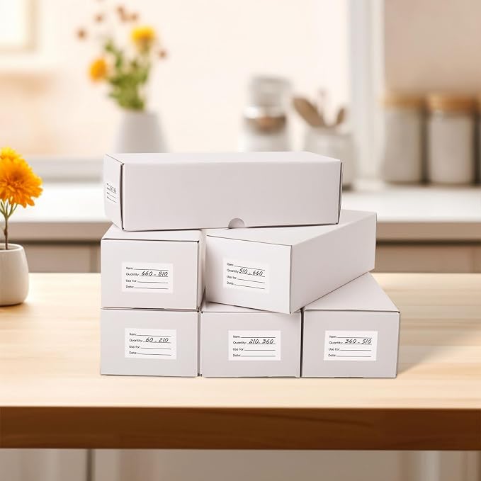 Toploader Storage Box, 6 Packs 900 Count Corrugated Cardboard Storage Box - Image 7