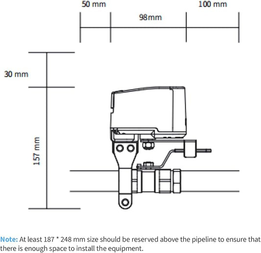 Aqara Smart Valve Controller T1, Matter Over Bridge, Requires Aqara Zigbee 3.0 - Image 2