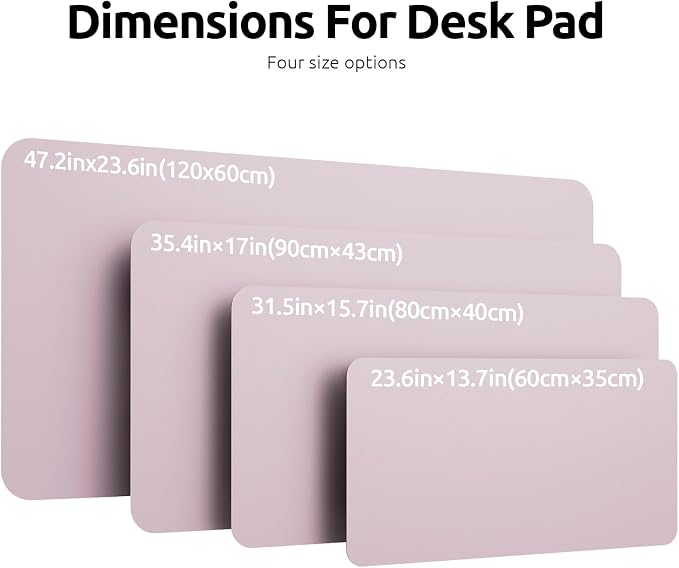 YSAGi Leather Desk Pad Protector, Office Desk Mat, Large Mouse Pad, Non-Slip PU - Image 4