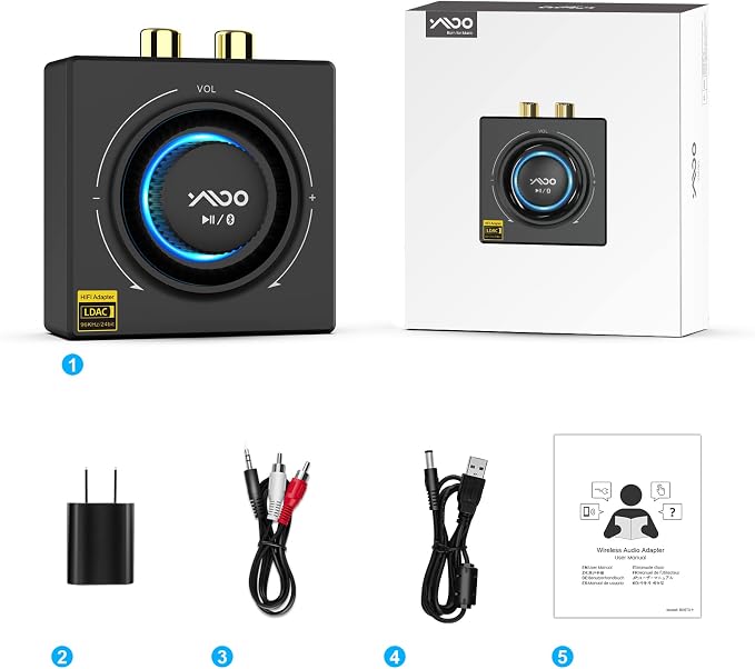 YMOO B06T3+ LDAC Bluetooth 5.2 Receiver - Image 8