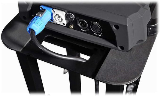 Rockville RTP82B 8 ft Adjustable Black Totem Moving Head Light Stand, Dual - Image 2