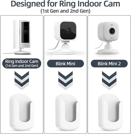 No Drill Ring Indoor Cam Adhesive Wall Mount Bracket - Image 2