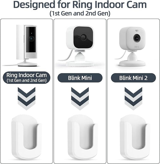 No Drill Ring Indoor Cam Adhesive Wall Mount Bracket - Image 2