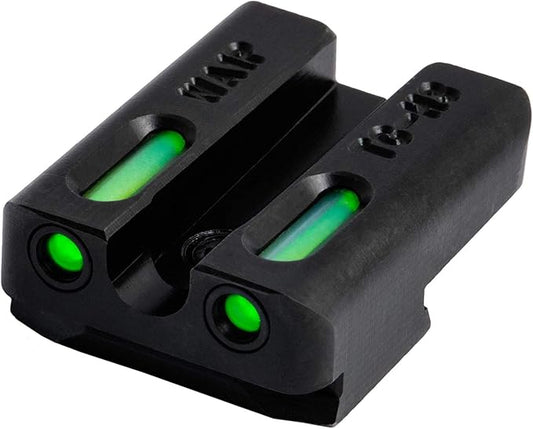 Truglo TFX PRO Handgun Sight, Glowing Shock Proof Tritium and Fiber Optic Night - Image 2