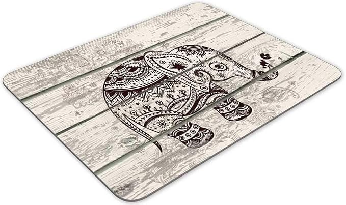 Gaming Mouse Pad,Plank Elephant Rectangle Mouse Pad Size - Image 2