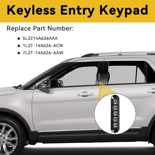 Keyless Entry Keypad Driver Side Left Compatible - Image 2