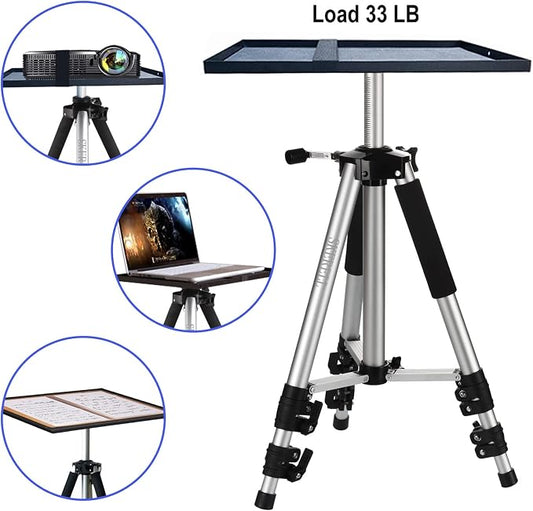 SKERELL Projector Stand Tripod Adjustable: Universal Laptop Standing Height - Image 2