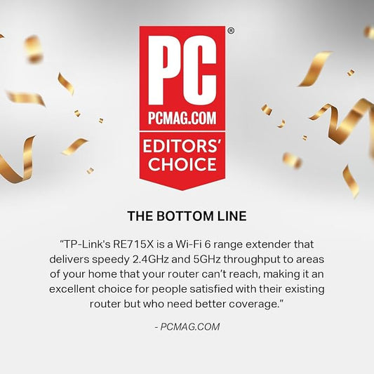 TP-Link AX3000 WiFi 6 Range Extender | PCMag Editor's Choice | Dual-Band - Image 2