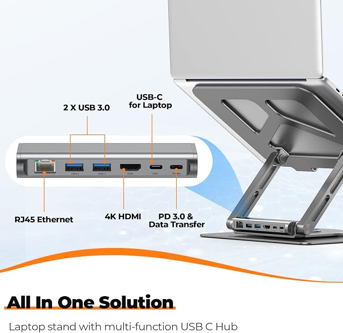 Tobenone Laptop Docking Station Stand - Image 9