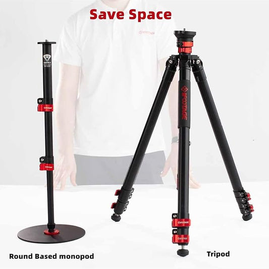 IFOOTAGE Cobra RB-A200, Round Base Monopod, Professional Camera Aluminium - Image 2