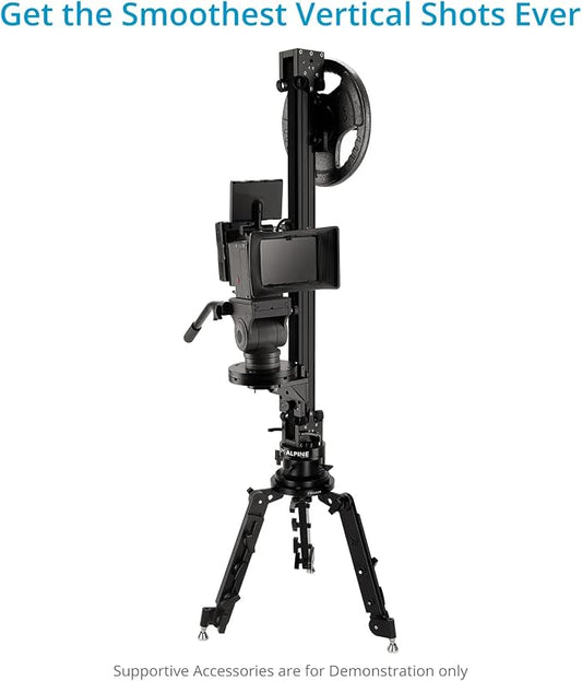 Proaim Alpine Vertical Tower Mitchell Camera Slider w Euro Base + Bag Packing - Image 2