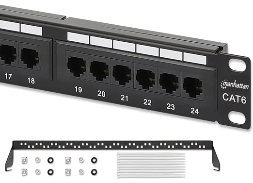 MANHATTAN 24-Port Network Patch Panel Cat-6 – 1U UL Listed - Image 2