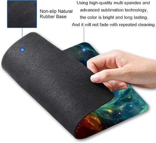 IMAYONDIA Square Galaxy Mouse Mat: Waterproof, Cool Laptop & Computer Mouse Pad - Image 2