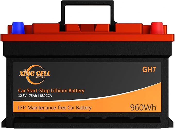 XingCell H7 Group 94r 12V 75Ah 880CCA LiFePO4 Lithium Car Battery - Image 5