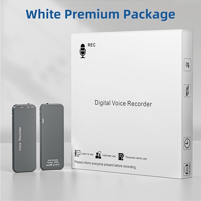 128GB Howabo Voice Activated Recorder - Image 6