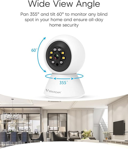VSTARCAM Inside Cameras for House, 1080P - Image 2