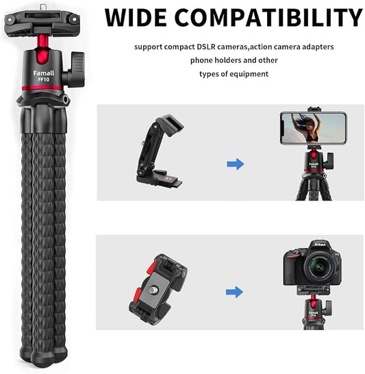 Camera Tripod, Famall Flexible Tripod Stand - Image 2