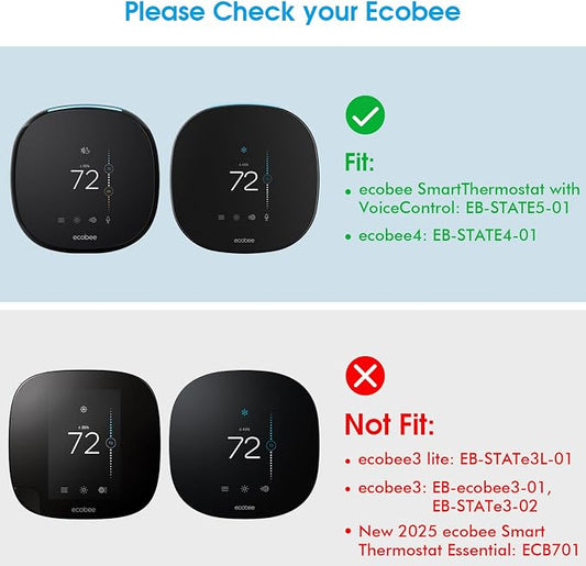 CaseBot Wall Plate for Ecobee 4 Smart Thermostat & Ecobee SmartThermostat - Image 2