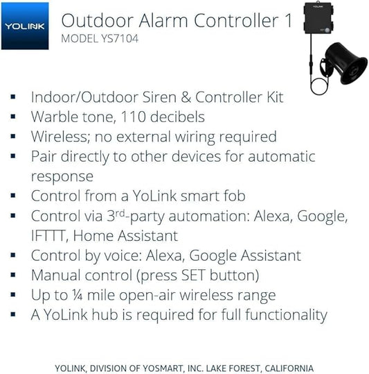Outdoor Security Siren & Smart Alarm Controller and SirenFob Kit - Image 2