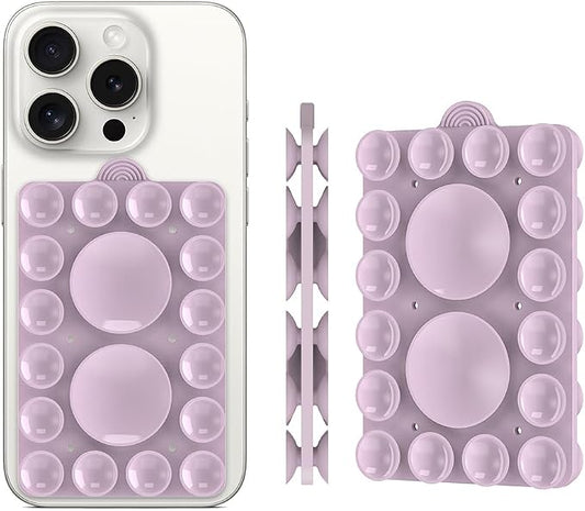 Double Sided Silicone Suction Phone Holder Mount, Compatible - Image 2