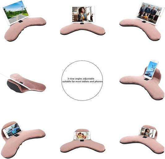 Soft Pillow for ipads, Universal ipad Tablet Reading Stand Pillow Holder as - Image 2