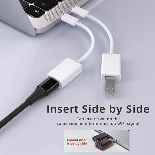 USB C to USB 3.0 Adapter, USB C Male to USB Female OTG Cable Thunderbolt3 to - Image 2