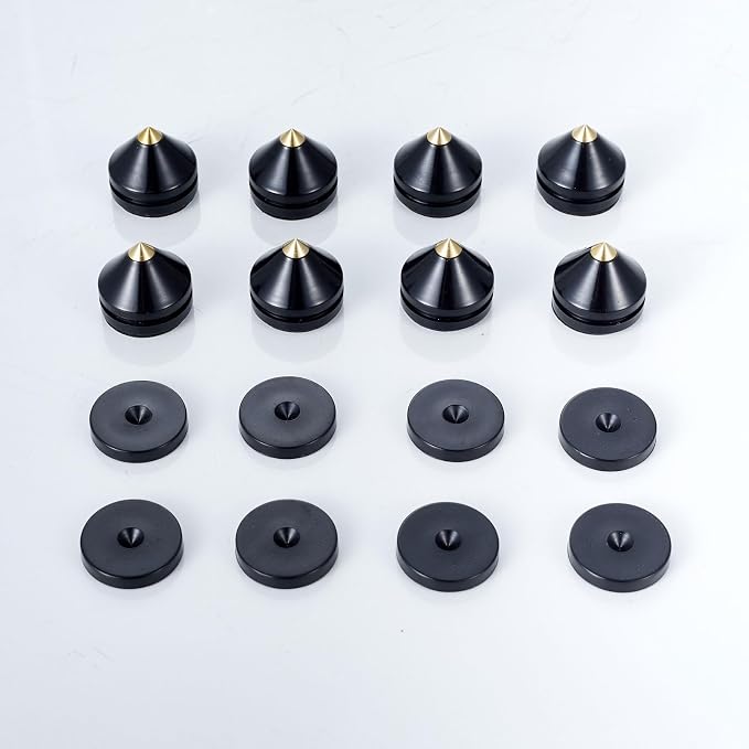 Speaker Spikes Floor Protectors 8pcs, Light Weight Shockproof Speaker Isolation - Image 7