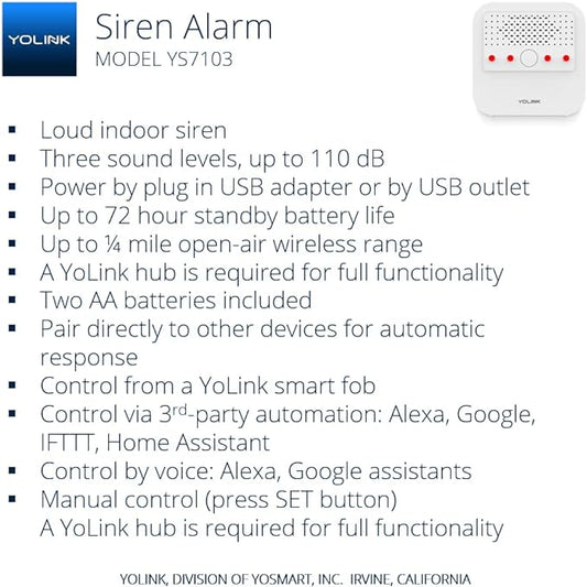 Smart Siren Alarm, Wireless Home Security Alarm - Image 2