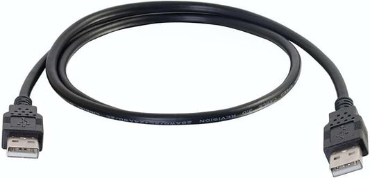 Legrand - C2G USB A to A Cable, 3.3 Foot Data Transfer Cable, C2G 28105 - Image 2