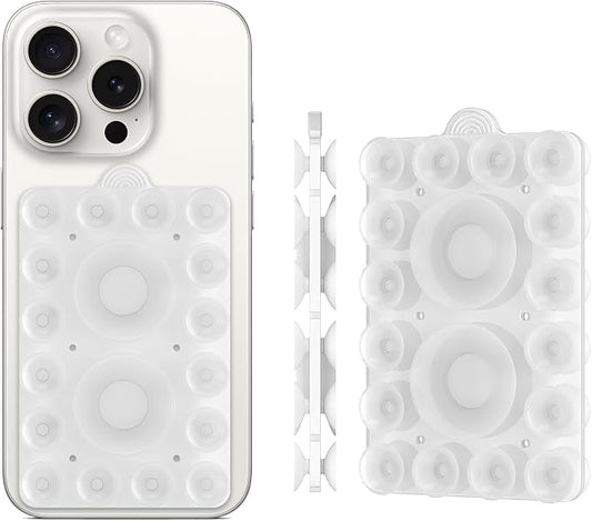 ZYCCER Double Sided Silicone Suction Phone Holder Mount, Compatible - Image 2