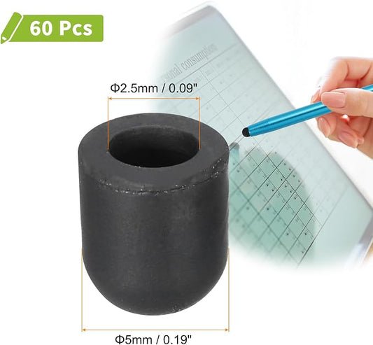 MECCANIXITY 60Pcs Replacement Stylus Pen Tips 5mm Conductive Capacitive Touch - Image 2