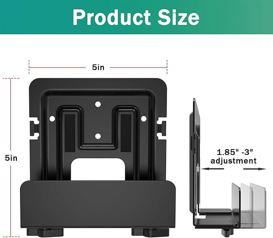 Cable Box Mount, Modem Mount, Adjustable Wall Mount - Image 2