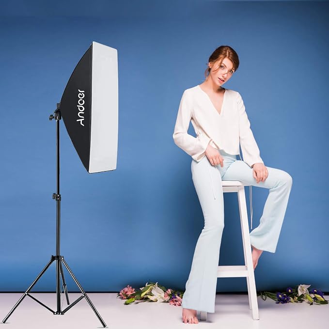 Andoer Softbox Photography Lighting Kit Studio Light, Bi-Color Dimmable 85W - Image 7