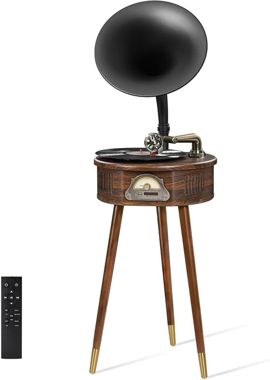 Gramophone Record Player,Italian Style Gramophone Vinyl Record Player - Image 2