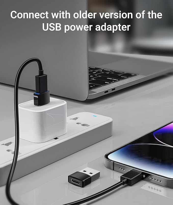 4pack USB C Female to USB Male Adapter,Type-C Female to A Male Car Charger OTG - Image 6