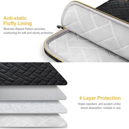 Lacdo Laptop Sleeve Case for 14 inch New MacBook Pro M4/M3/M2/M1 Chips Pro Max - Image 2